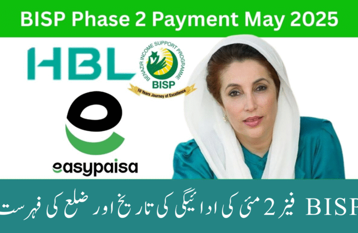BISP Phase 2 May Payment Date & District List 2025